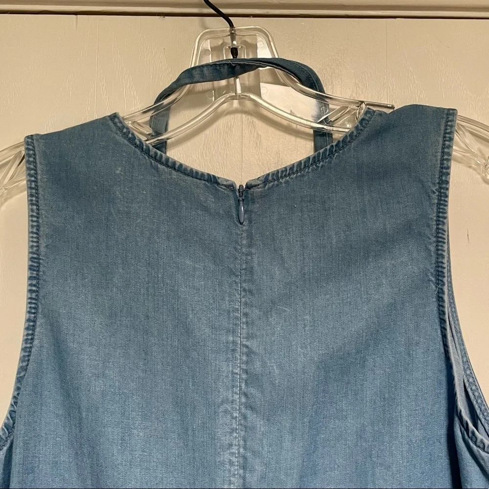 Denim high-low hem dress - Picture 4 of 8